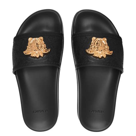 versace slides women saks fifth|Versace designer slides.